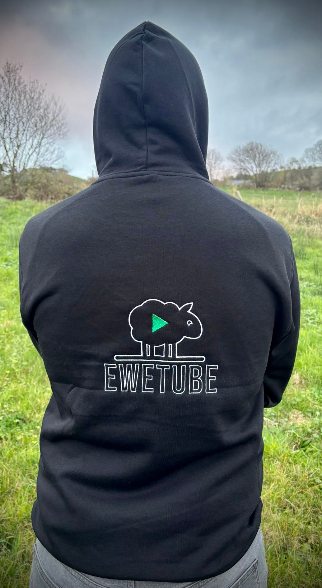 Ewetube Kids Black Hoodie