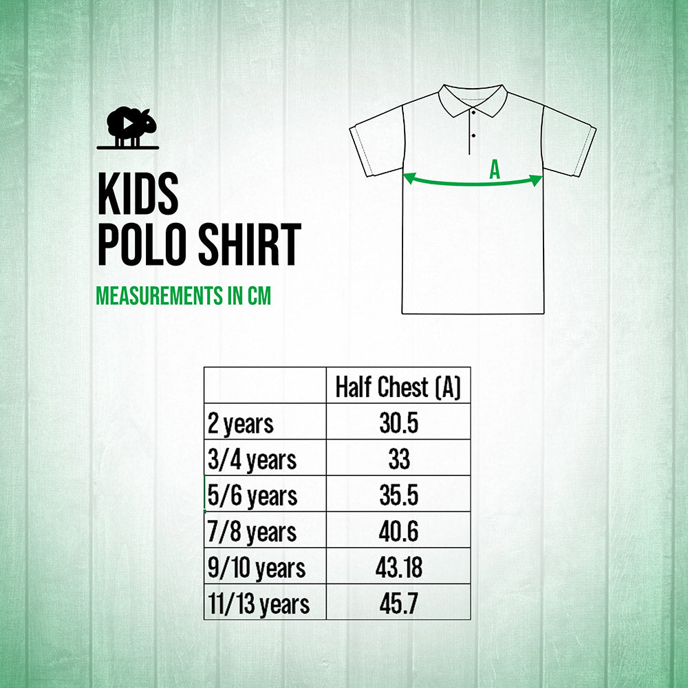 Ewetube Kids Black Polo Shirt