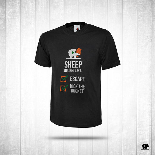 Ewetube BUCKET LIST Unisex T-shirt