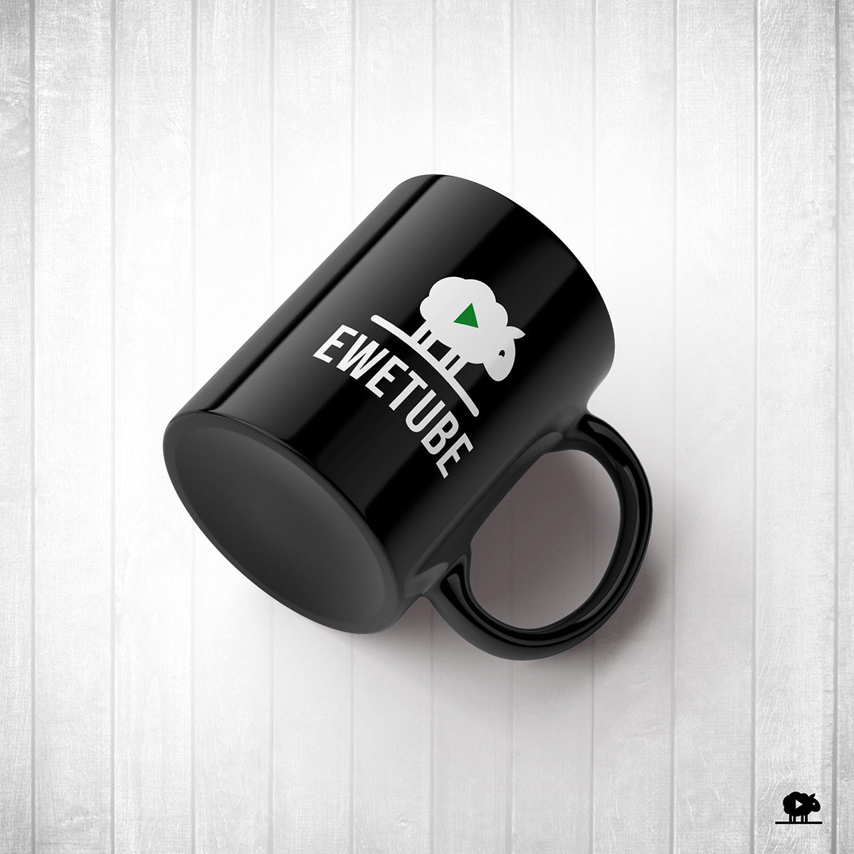 Ewetube Black Mug
