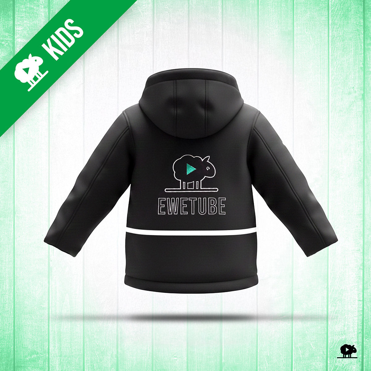 Ewetube Kids Hooded Softshell Jacket