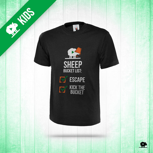 Ewetube Kids BUCKET LIST T-shirt