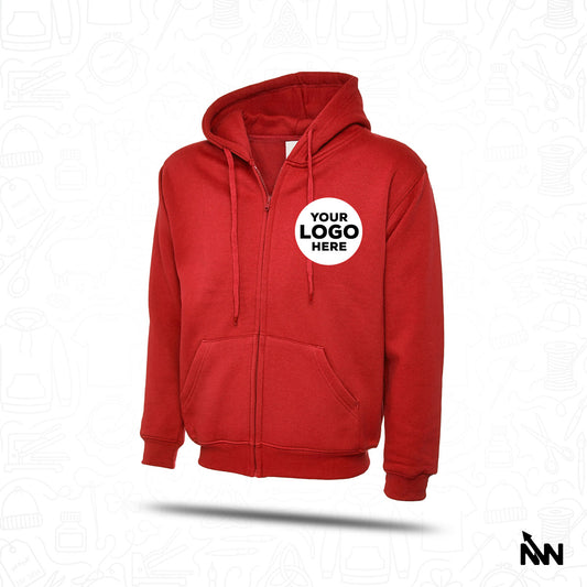 Custom Branded Full Zip Hoodie (UC504)