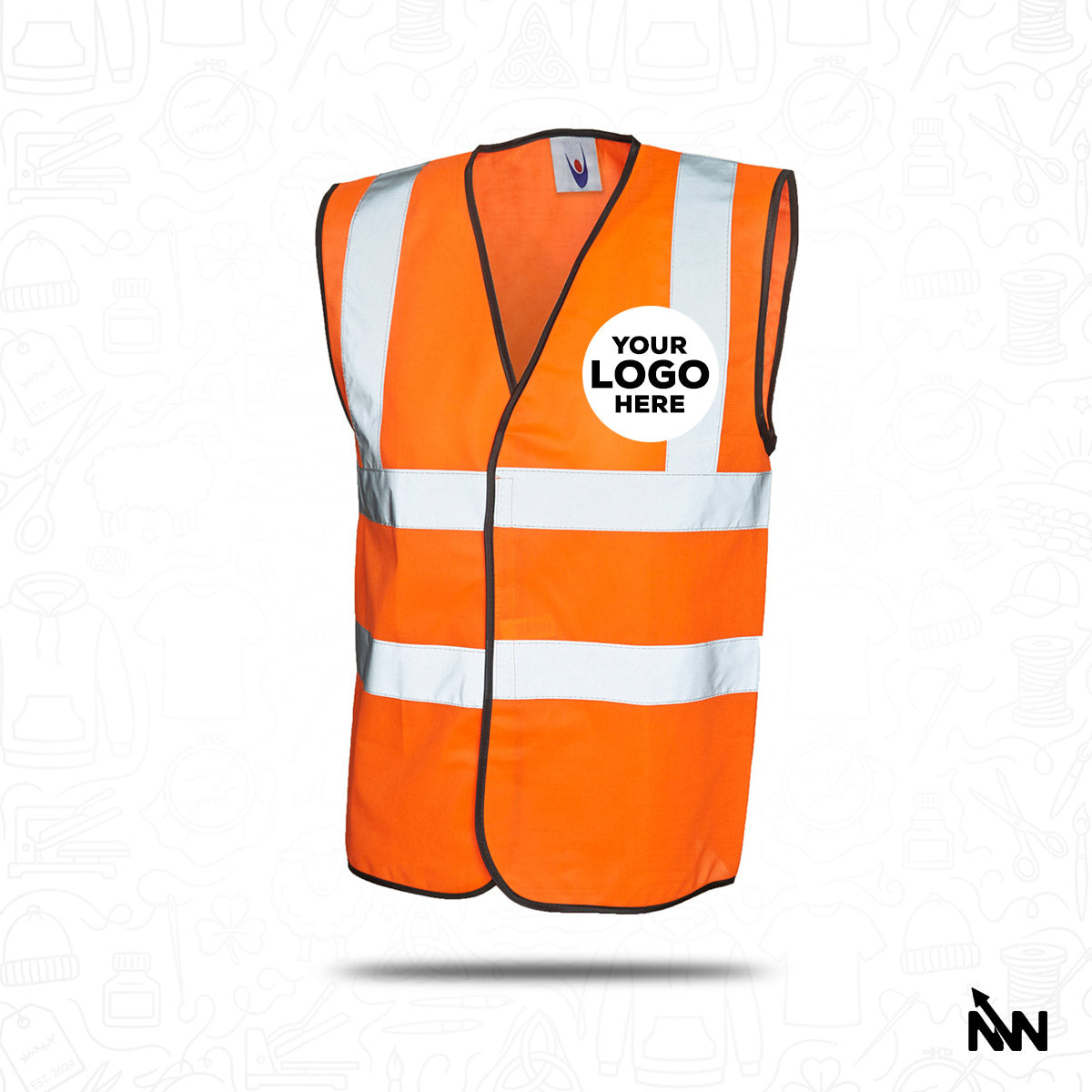 Custom Branded Hi-Vis Safety Waistcoat (UC801)