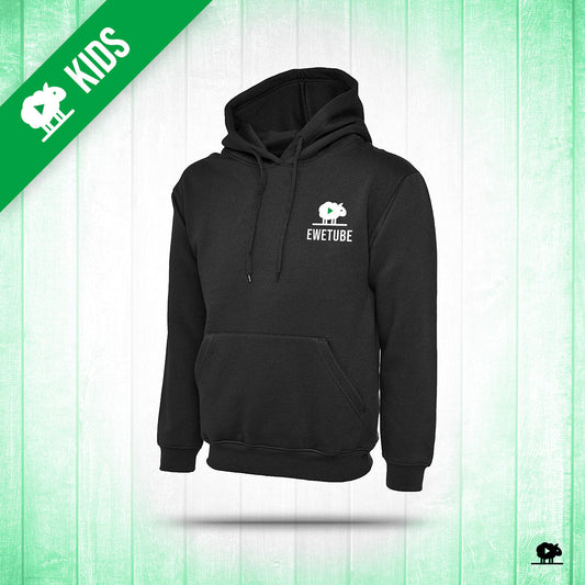 Ewetube Kids Black Hoodie