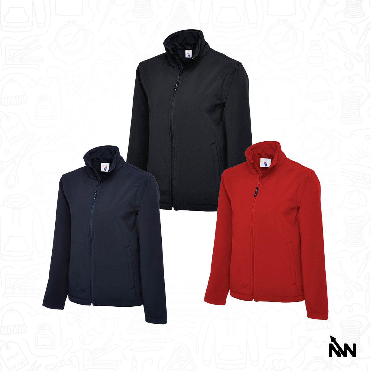 Custom Branded Soft Shell Jacket (Uneek UC612)