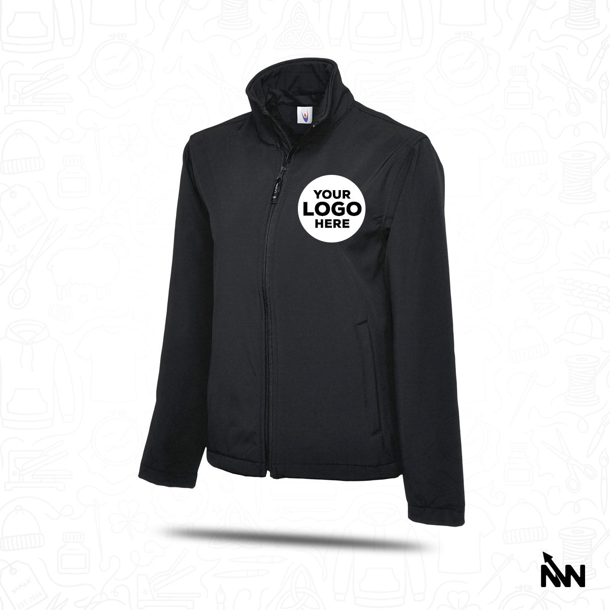 Custom Branded Soft Shell Jacket (Uneek UC612)