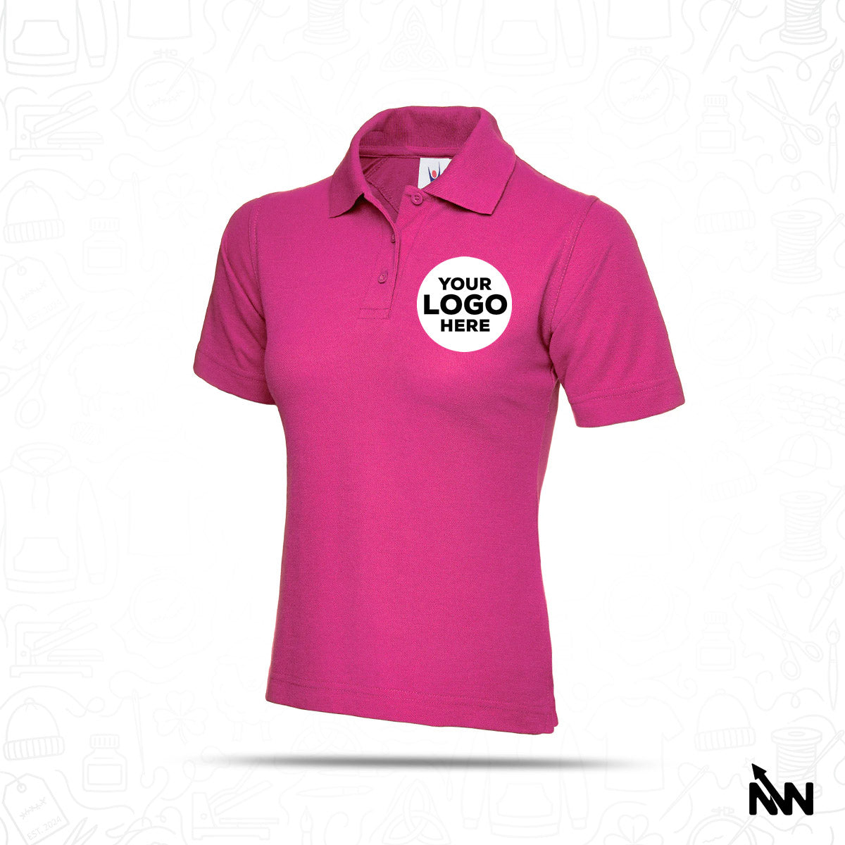 Custom Branded Ladies Polo-Shirt (UC106)