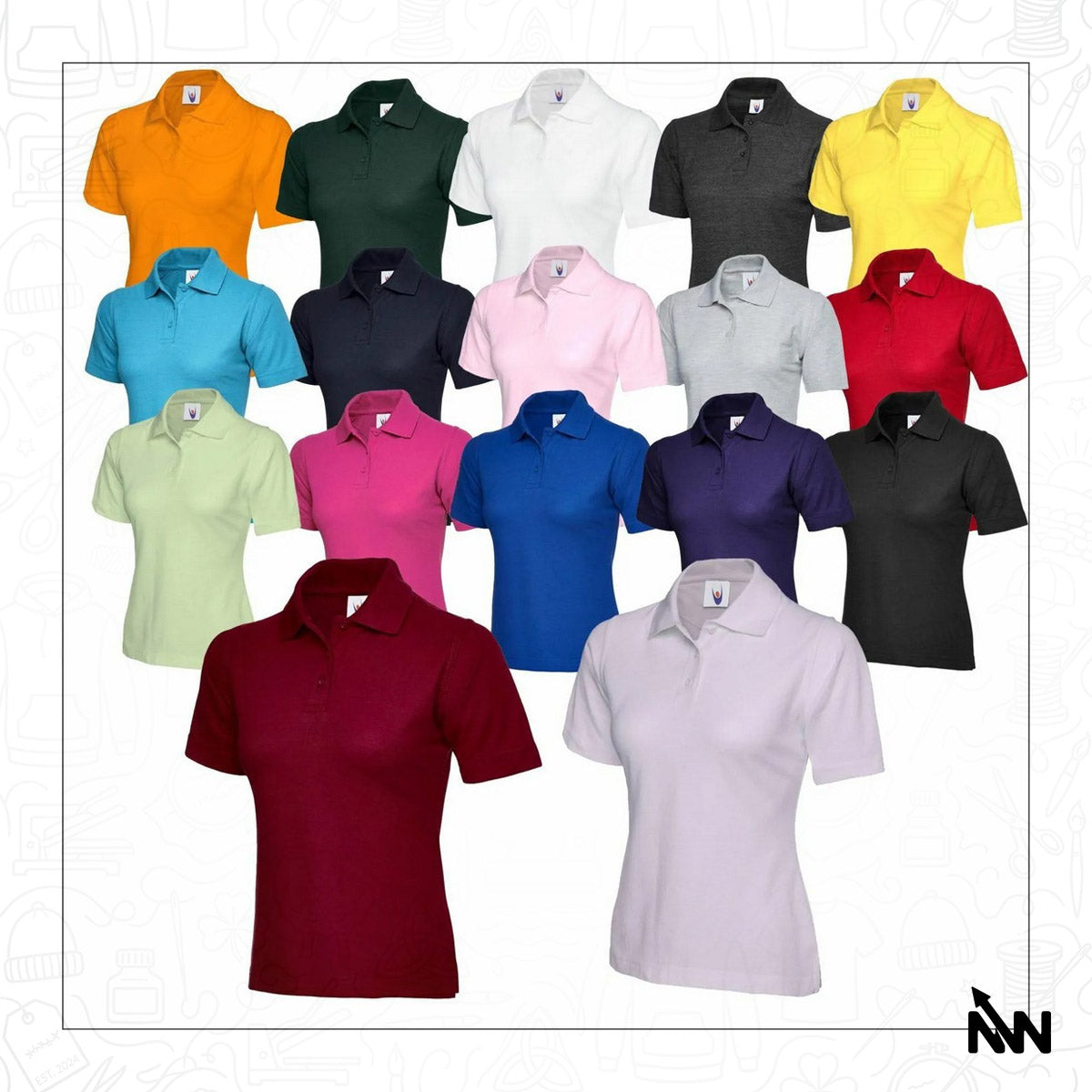 Custom Branded Ladies Polo-Shirt (UC106)