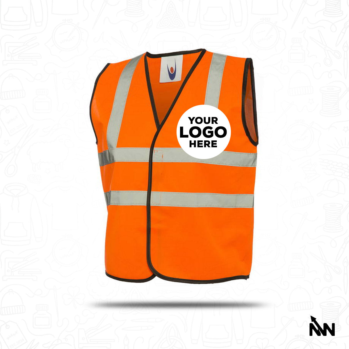 Custom Branded Kids Hi-Vis Safety Waistcoat (UC806)