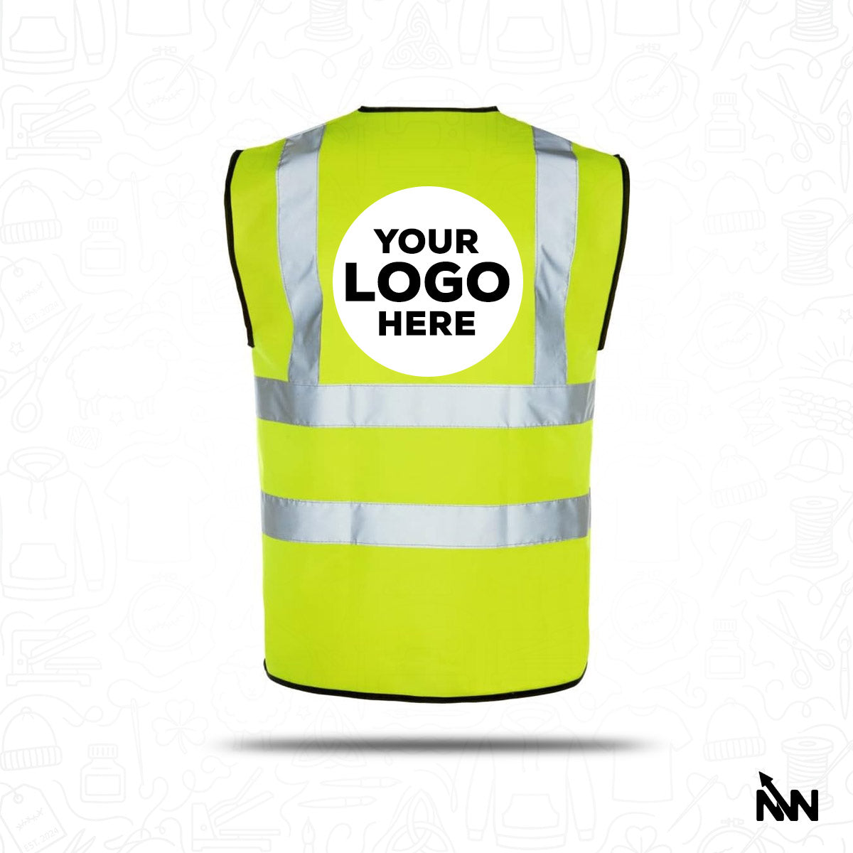 Custom Branded Kids Hi-Vis Safety Waistcoat (UC806)